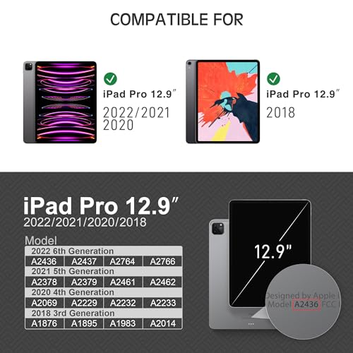 Blue PU Leather Case for iPad Pro 12.9 P1475