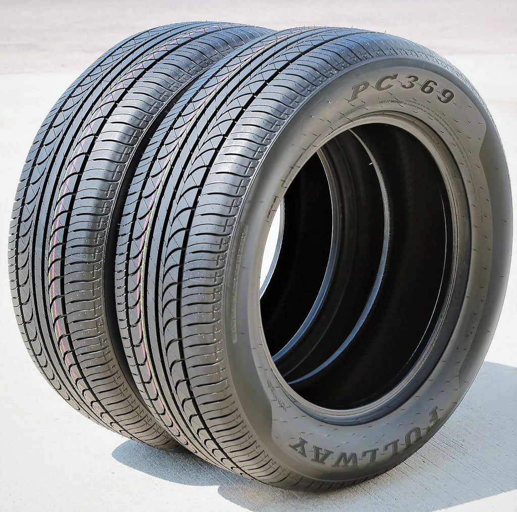 Set of 2 All-Season Passenger Car Touring Radial Tires 195/70R14 91T Load Range SL 4-Ply BSW Black Side Wall UTQG 380AA Q27731