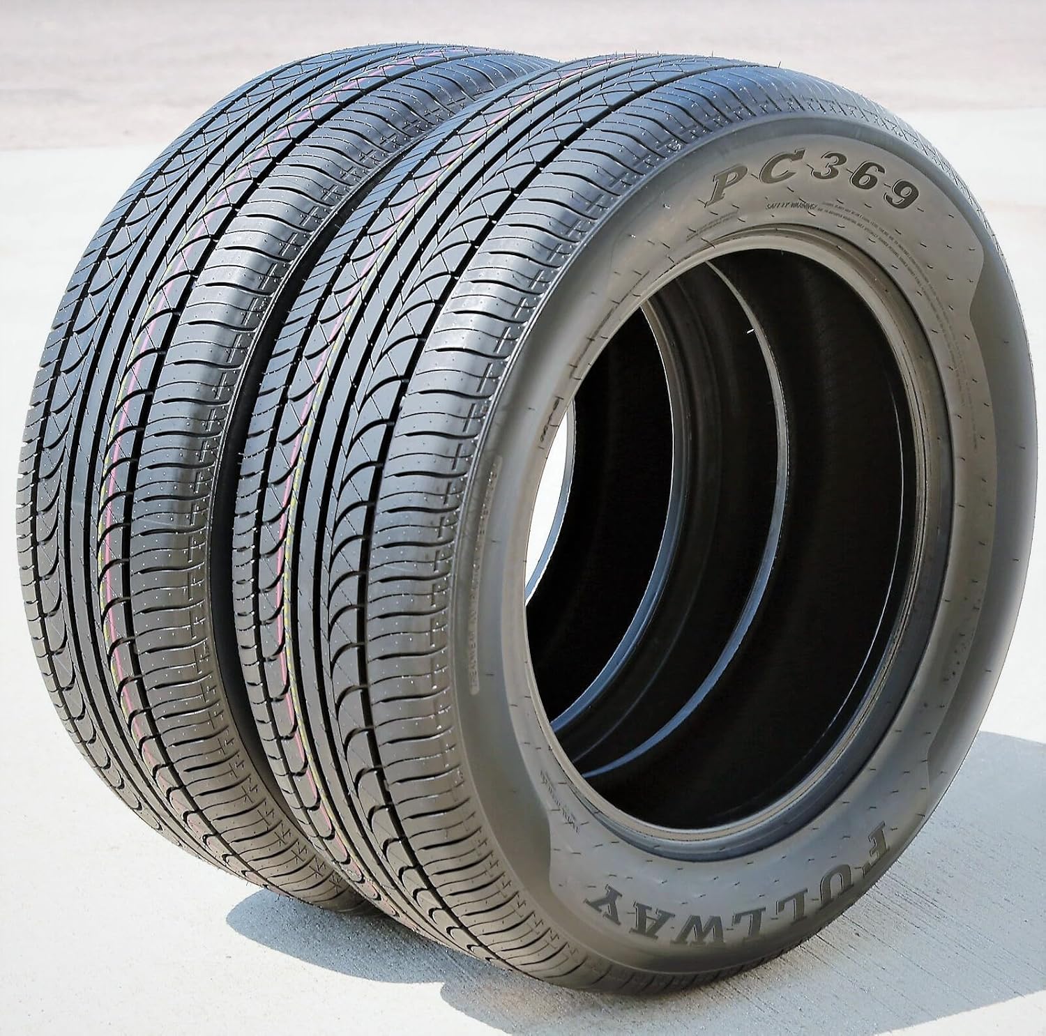 Set of 2 All-Season Passenger Car Touring Radial Tires 195/70R14 91T Load Range SL 4-Ply BSW Black Side Wall UTQG 380AA Q27731