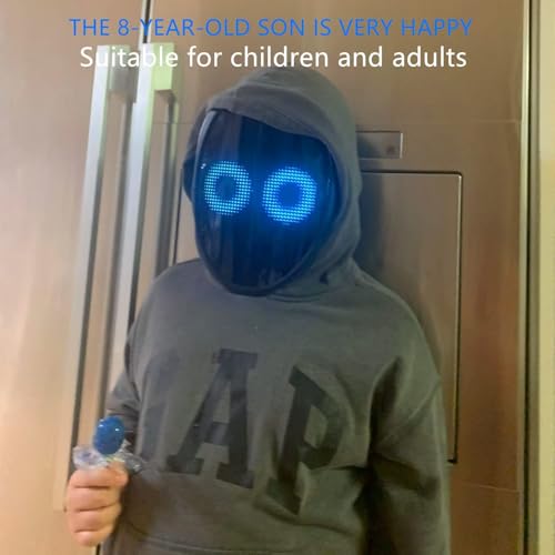 Programmable LED Light Up Face Mask X420