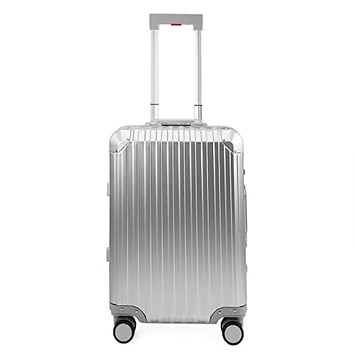 Silver Aluminum Luggage Suitcase 3 Sizes with TSA Lock U44153