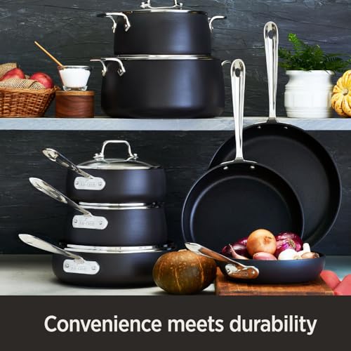 12 Inch Hard Anodized Nonstick Fry Pan Black I38740