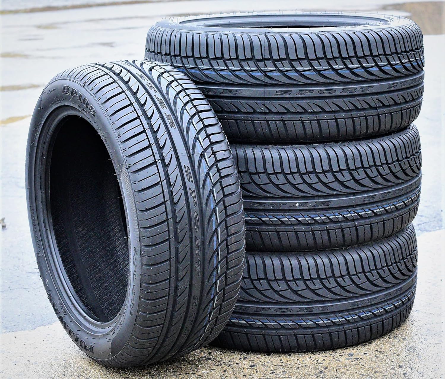 Set of 4 All-Season Passenger Car Performance Radial Tires 185/65R14 86H N9621