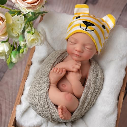 16 Inch Full Platinum Silicone Reborn Baby Doll J931