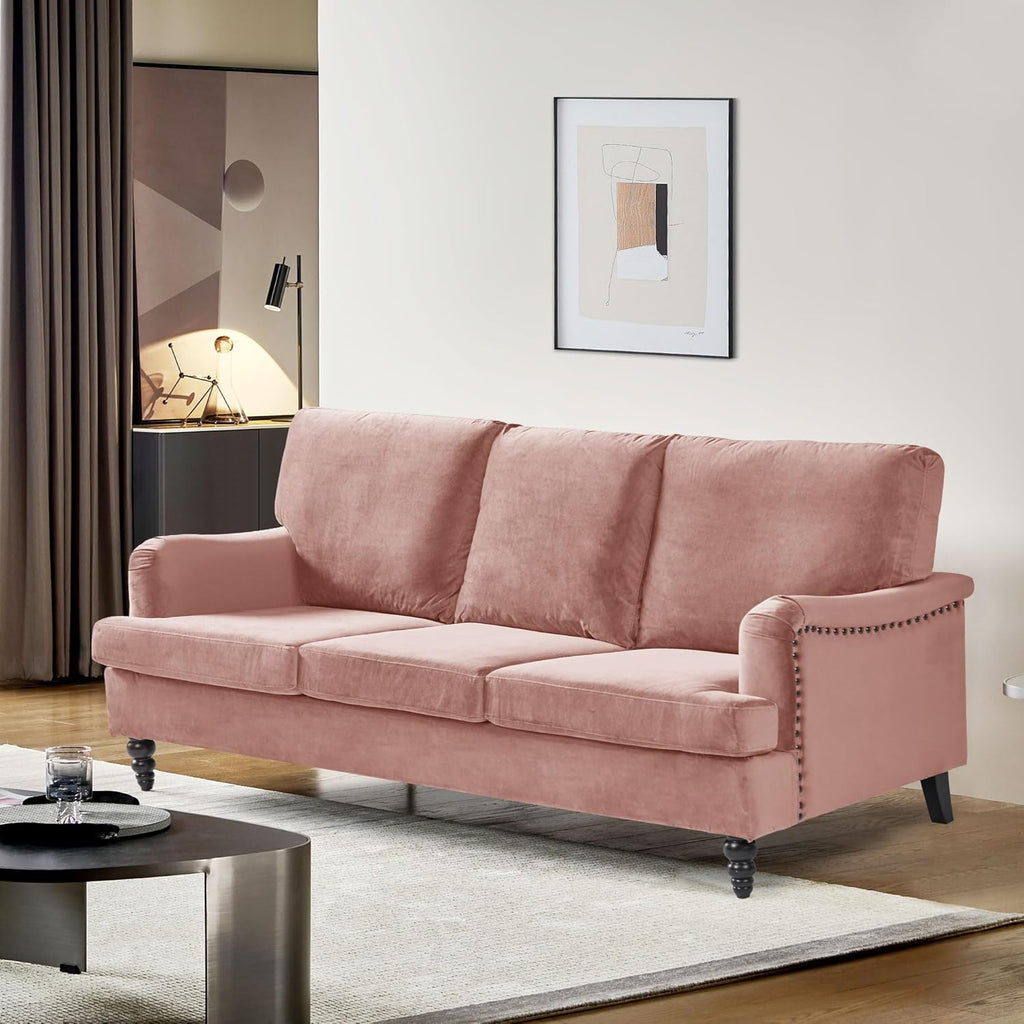 3 Seater Velvet Sofa X6469