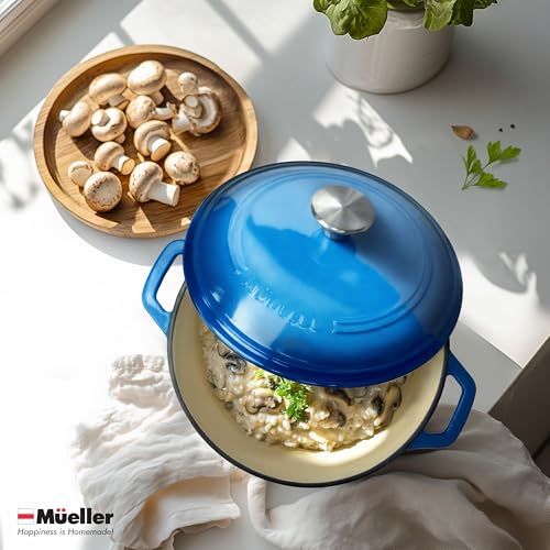 6qt Enameled Cast Iron Dutch Oven with Lid S3542