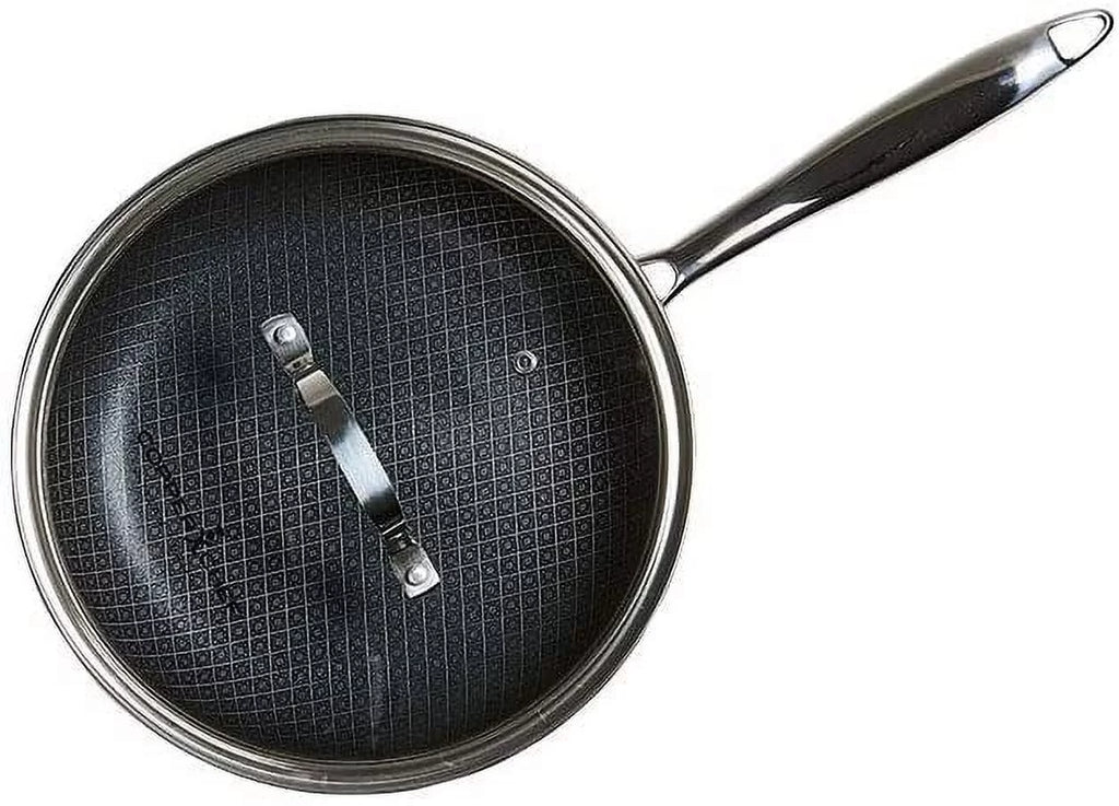 8 inch Nonstick Stainless Steel Skillet with Lid F88554
