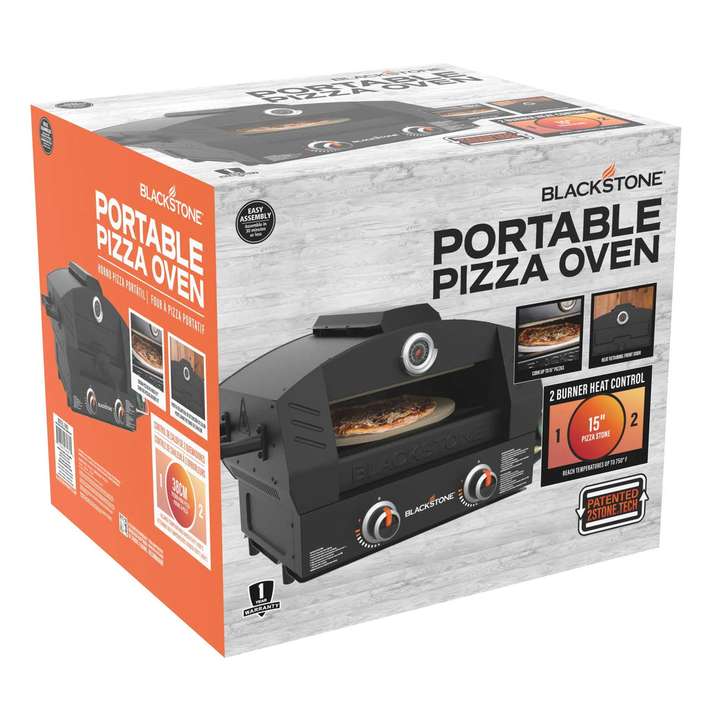 Tabletop Propane Pizza Oven with Two 15 Cordierite Stones B79222