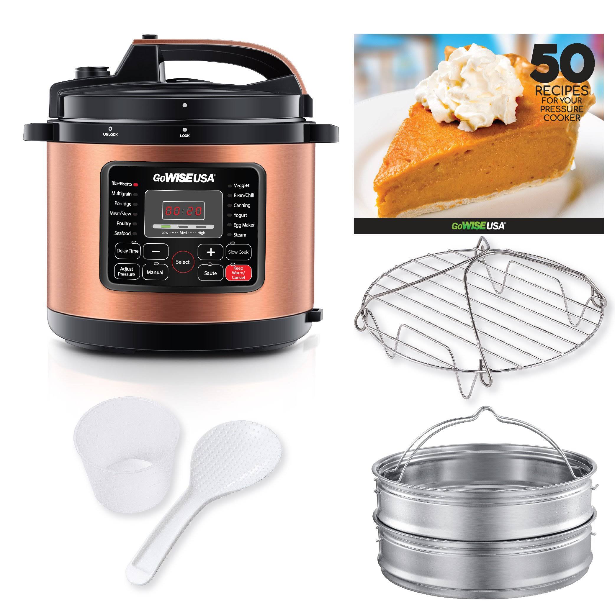 12.5 qt Copper Electric Pressure Cooker U210