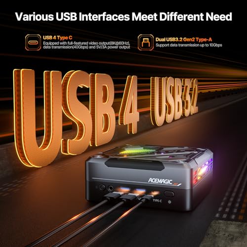 Mini PC AMD Ryzen 7 7840HS 32GB DDR5 512GB SSD V57896