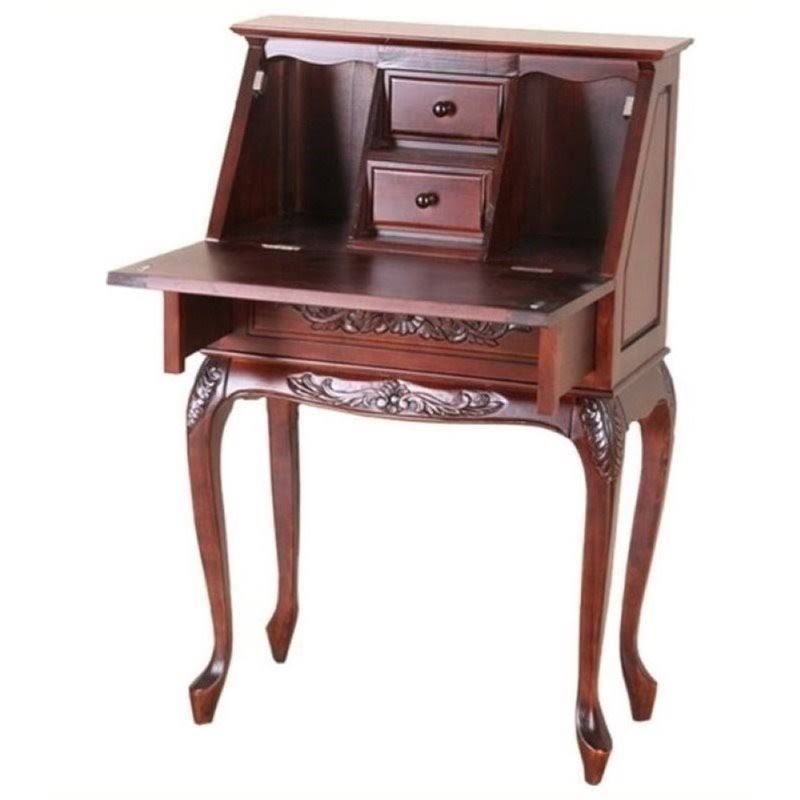 Small Secretary Desk in Dual Walnut S61461