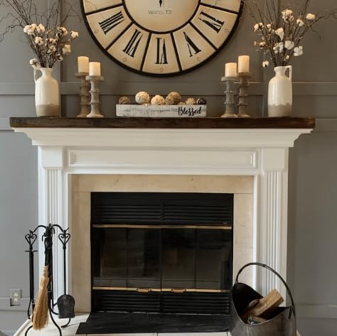 Reclaimed Wood Wall Shelf, 36" L x 8" D, Oiled M211