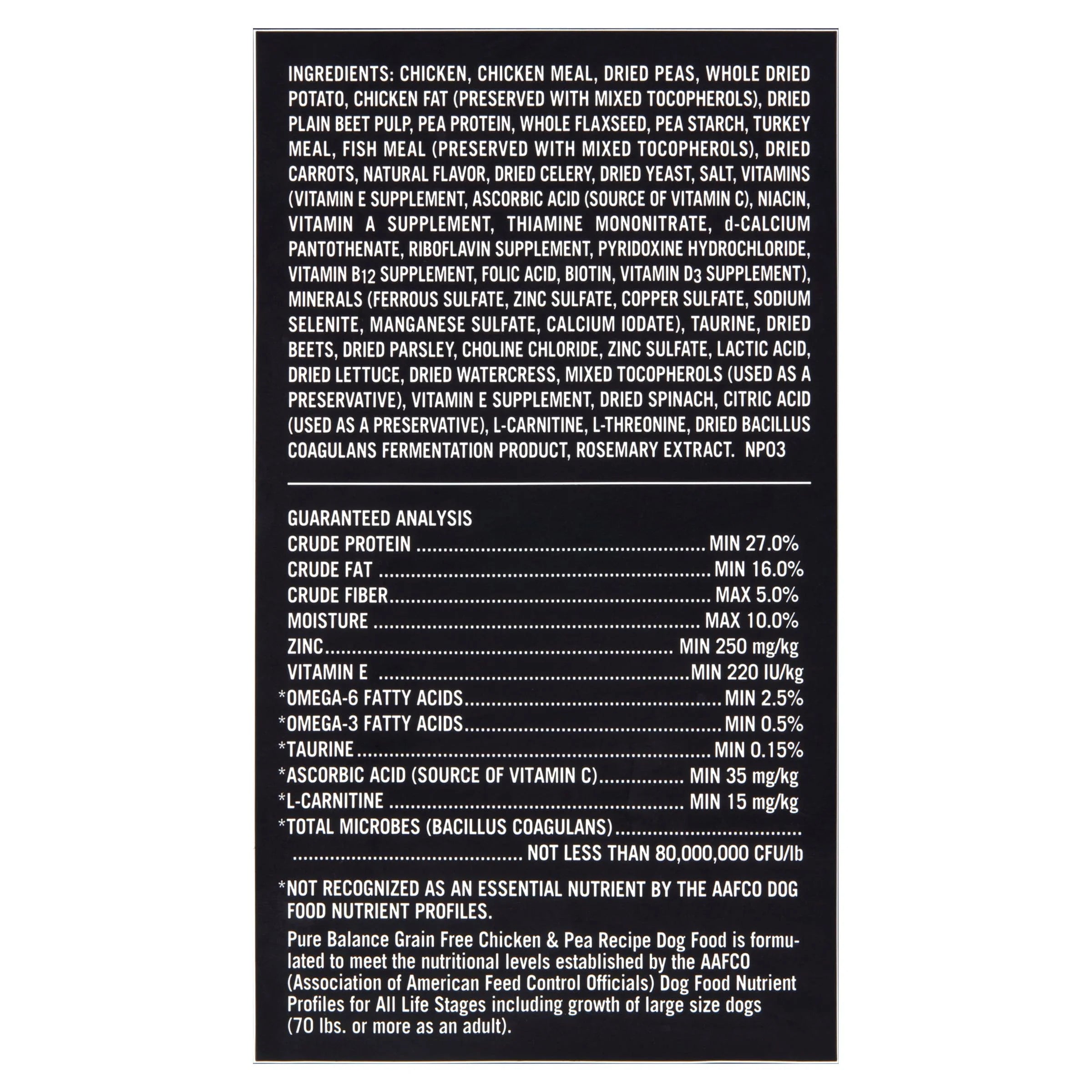 Grain-Free Dry Dog Food, 11 lbs E84463