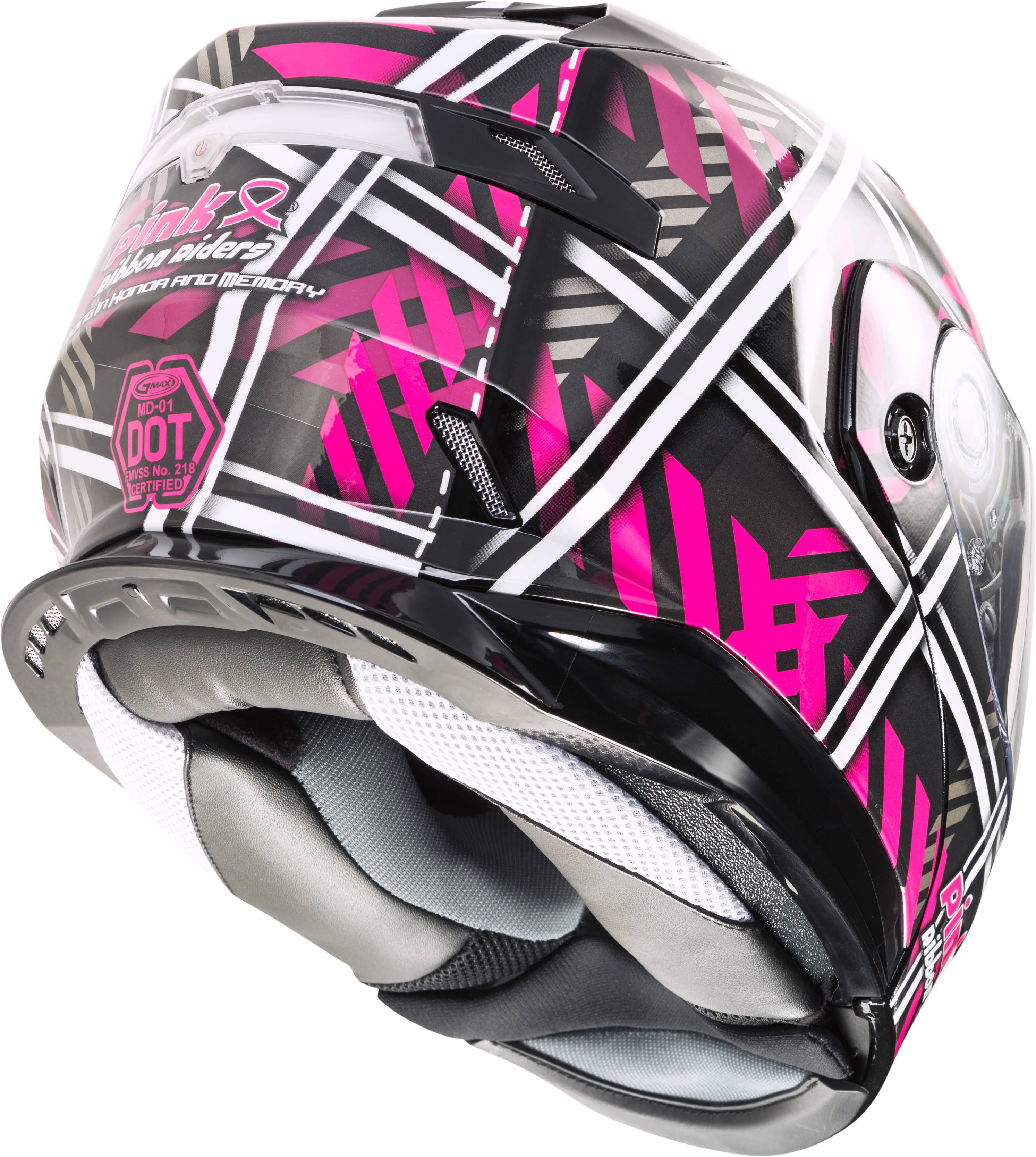 Pink Ribbon Riders Helmet Black/Pink LG R592943