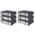6 Pack Foldable Storage Bins Z382025