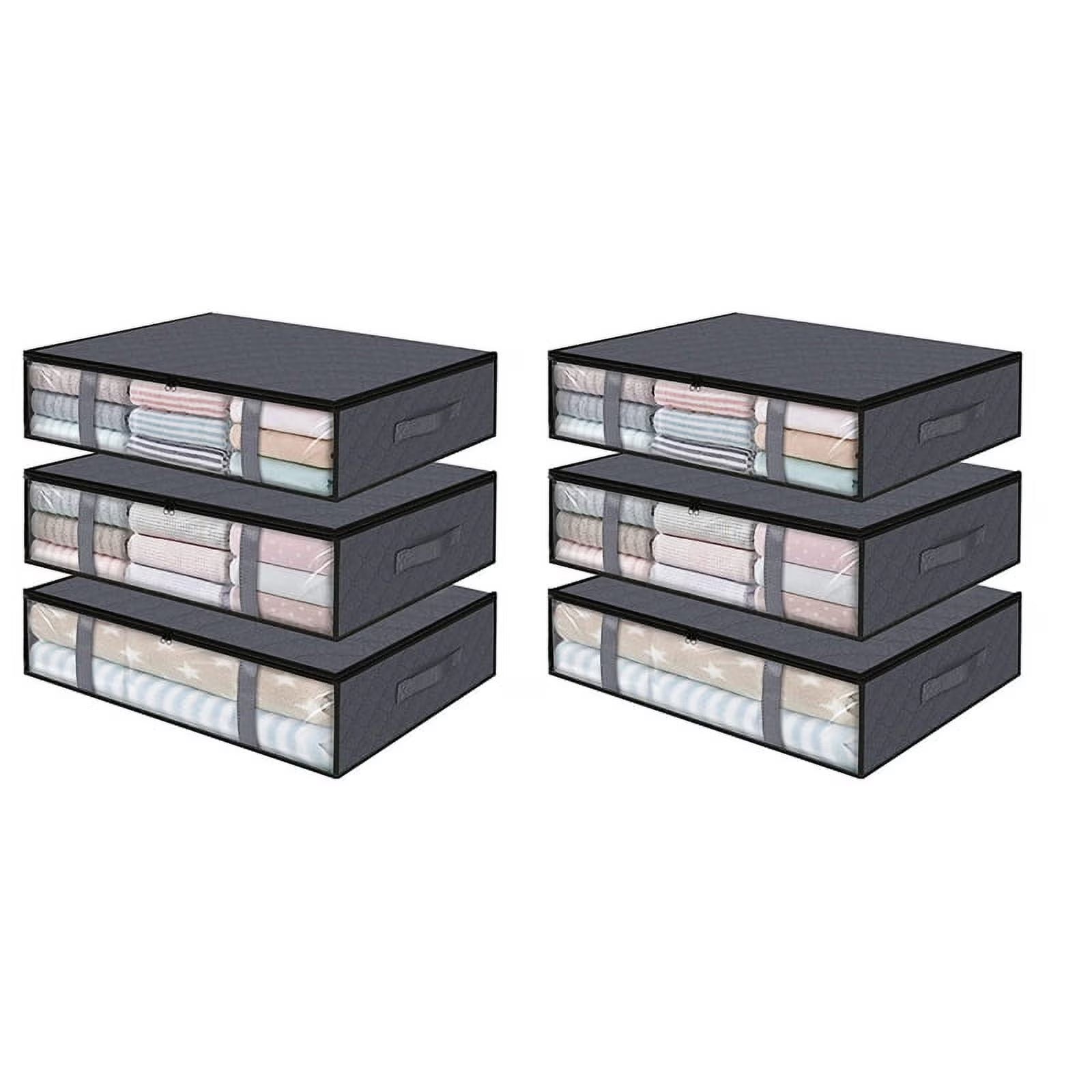 6 Pack Foldable Storage Bins Z382025