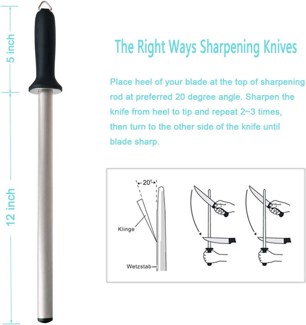 12inch Diamond Knife Honing Rod V4171