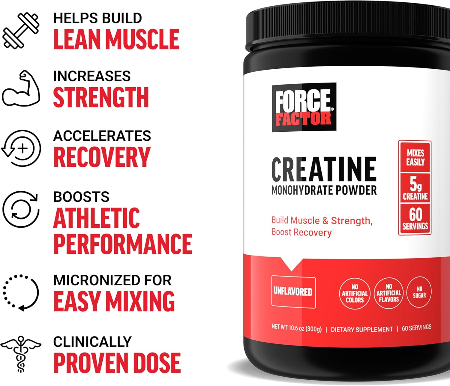 Chocolate Whey Protein Powder 1.78lbs & Creatine Monohydrate 60 Servings A7186