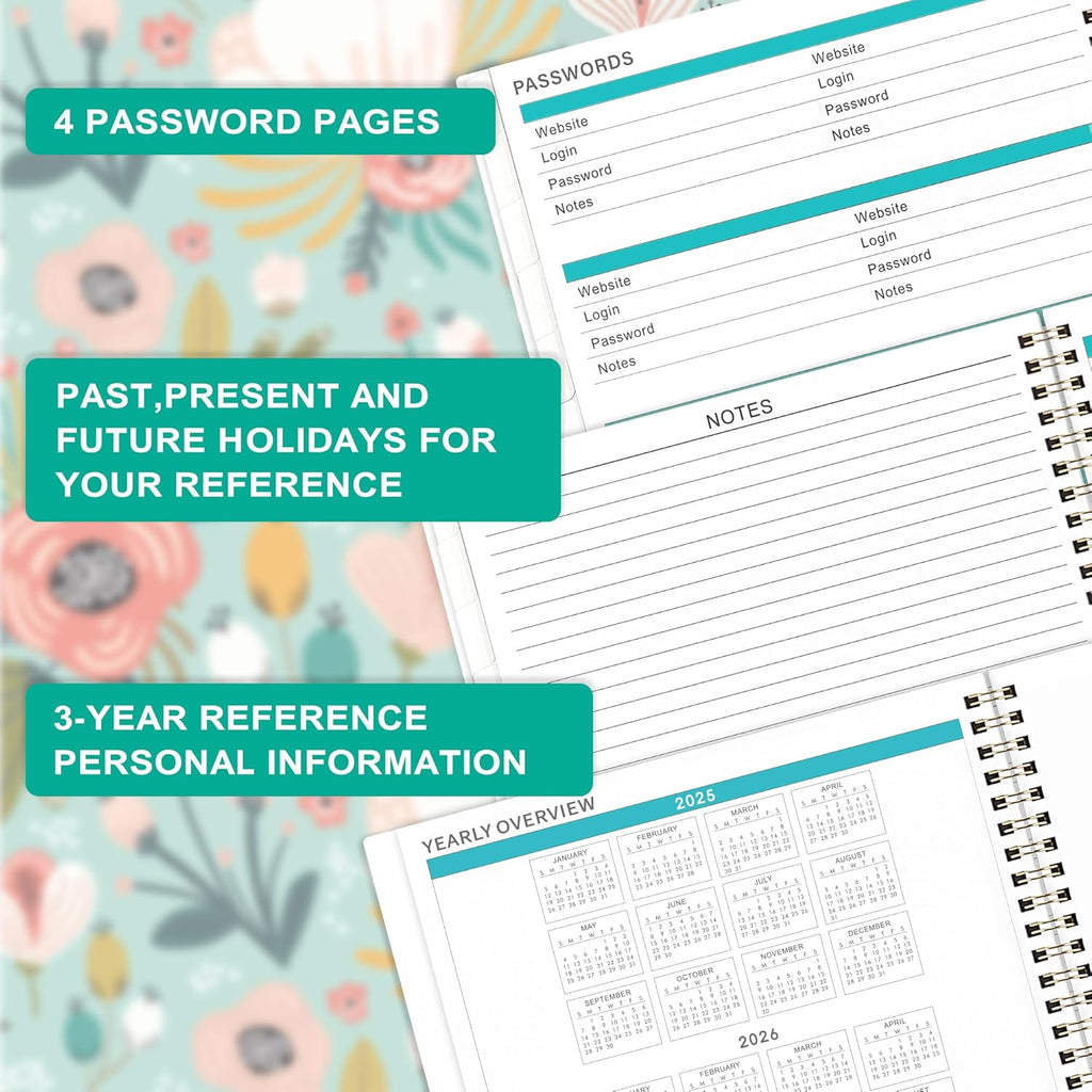 2025 Monthly Planner 8.5" x 11" with Tabs Q685