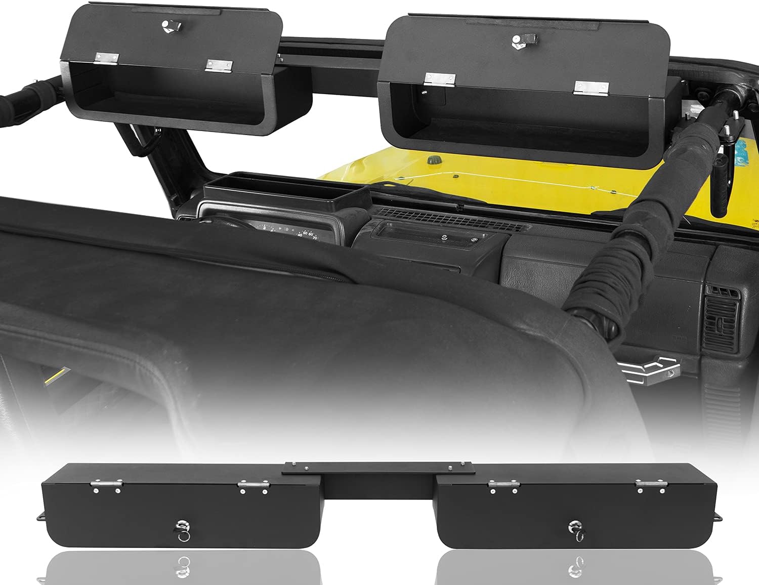 Overhead Lock Box Console Storage for Jeep Wrangler TJ K24108