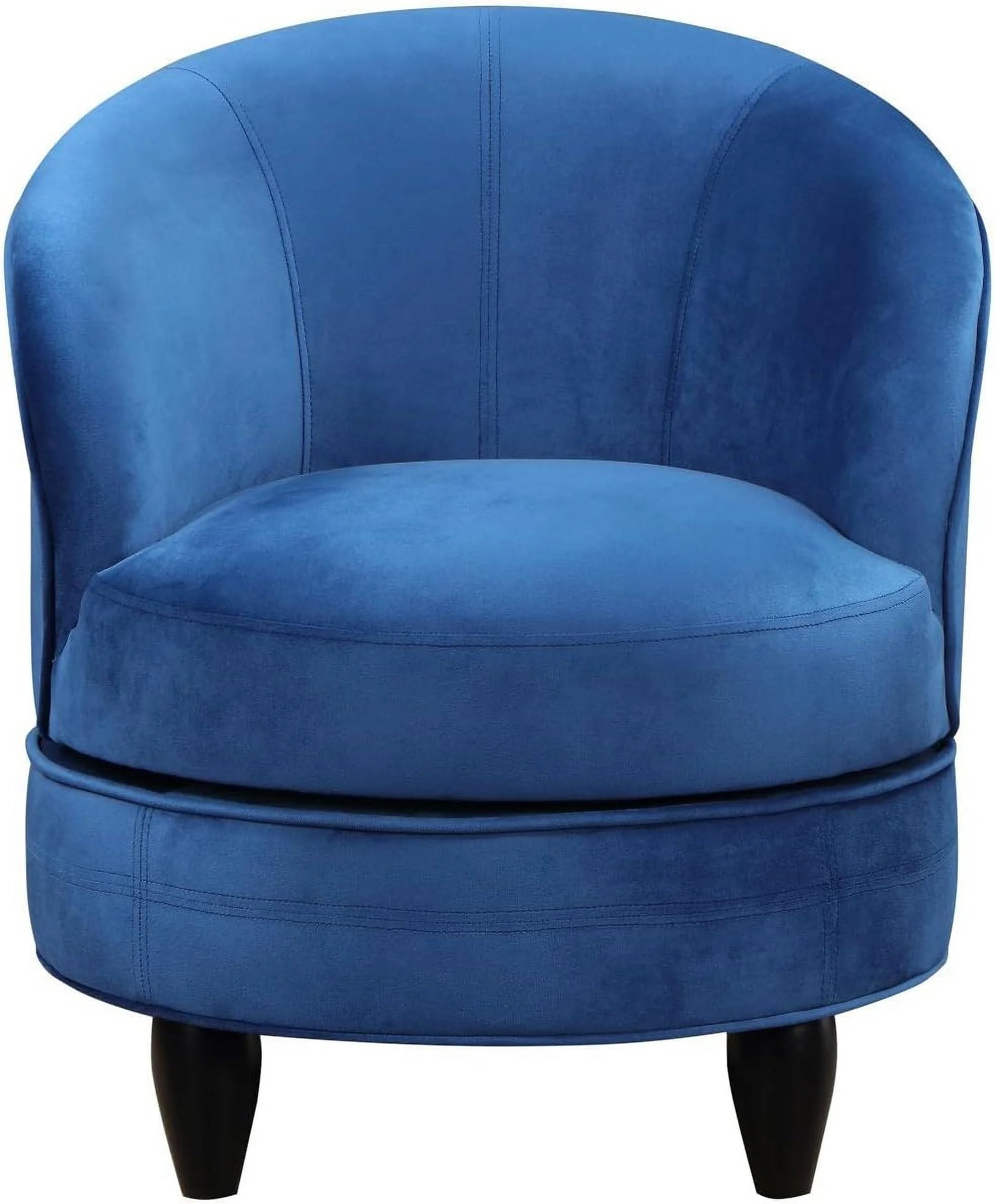 Blue Velvet Swivel Accent Chair H621