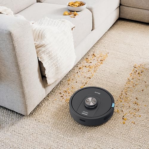 Black Robot Vacuum with Self Empty Base I32317