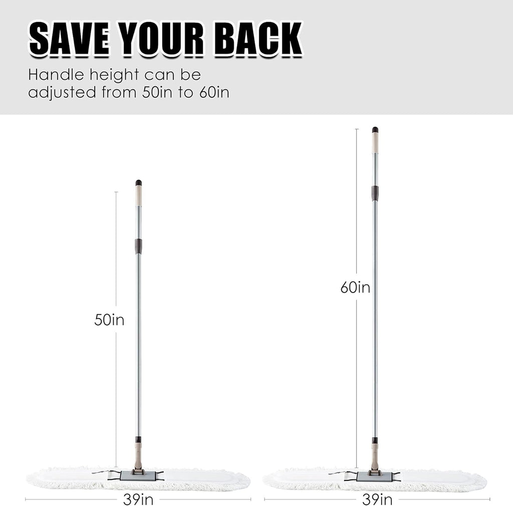 36" Industrial Cotton Dust Mop with Telescopic Handle Z7533