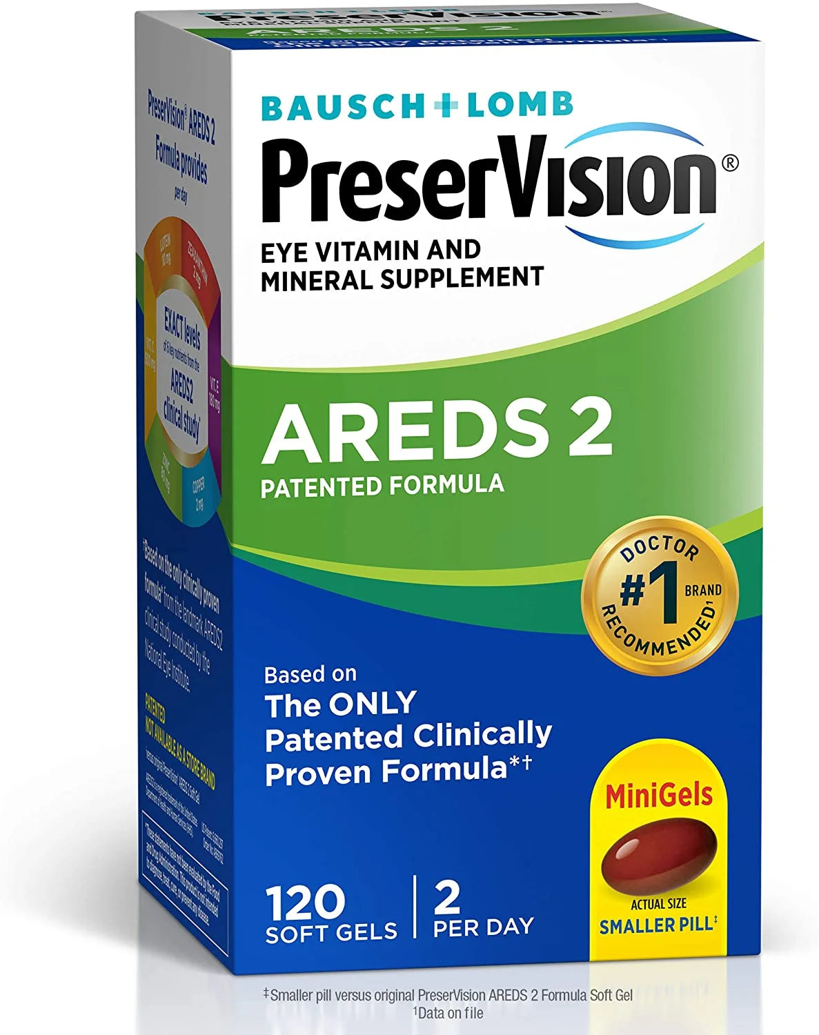 120 Softgels Eye Vitamin & Mineral Supplement M982