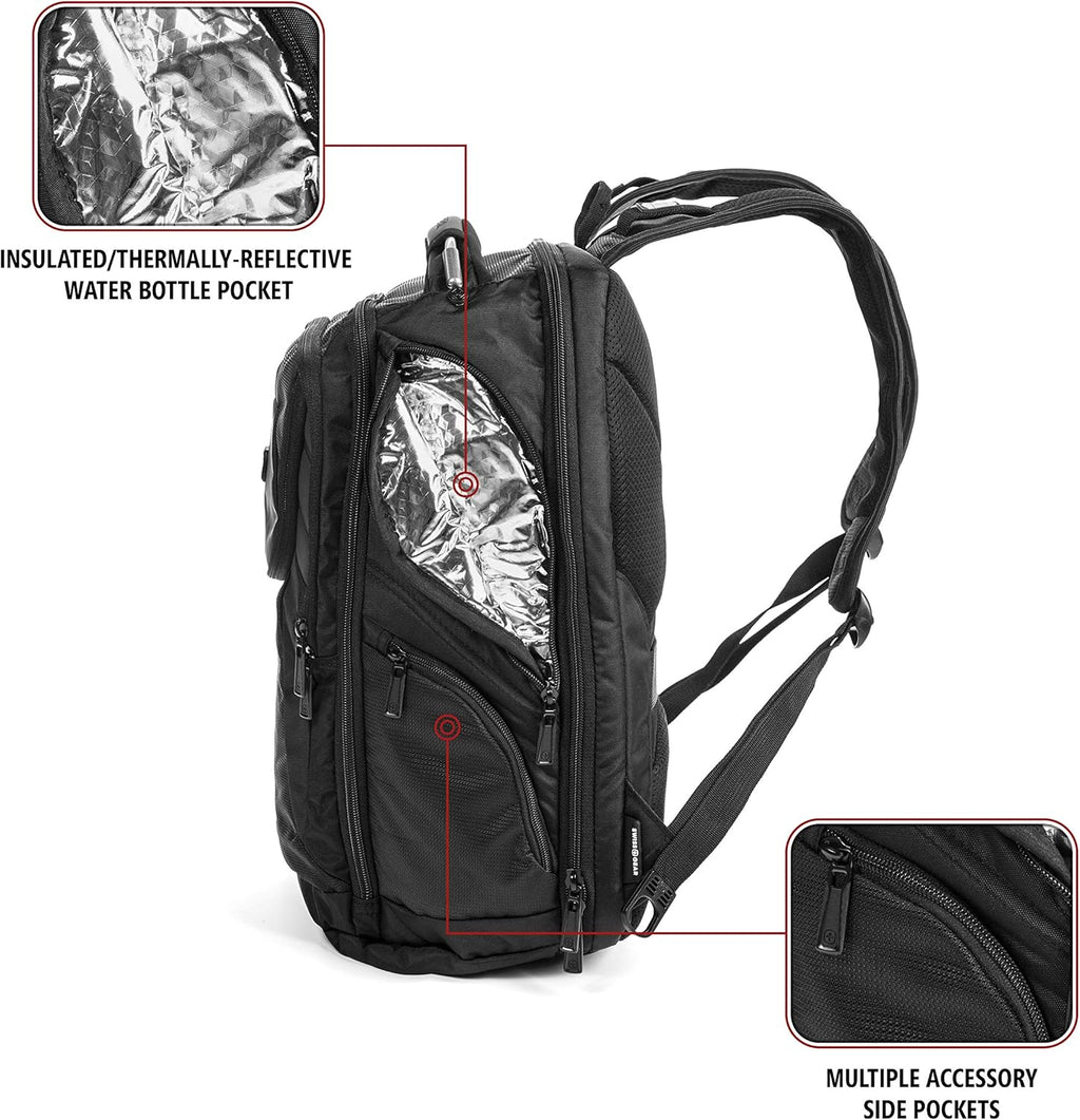 Black 17-Inch Laptop Backpack I787