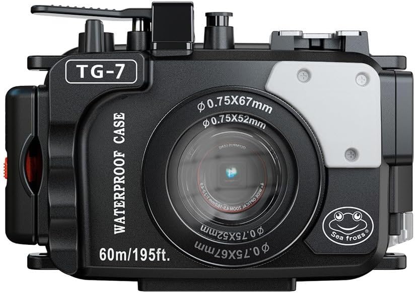 Black Underwater Camera Housing for TG-7 Z141