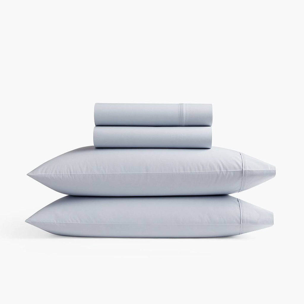 Cal King Organic Percale Sheet Set in Taupe X382615
