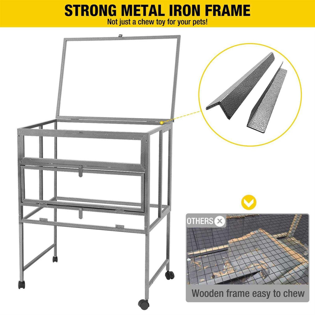 Hamster Cage with Metal Frame Pull Out Tray H894