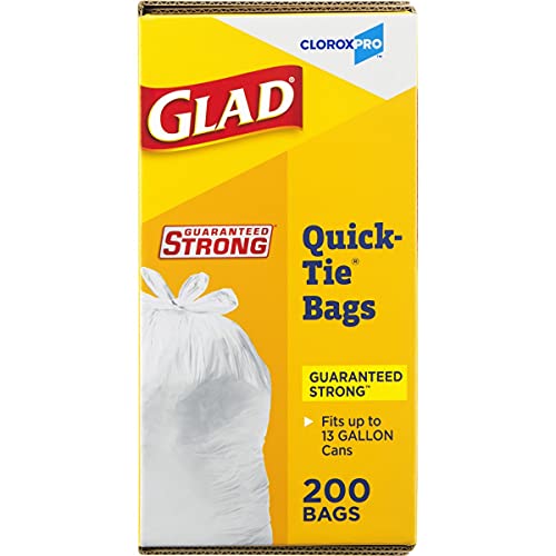 13 Gallon 200 Count Tall Kitchen Trash Bags J7645