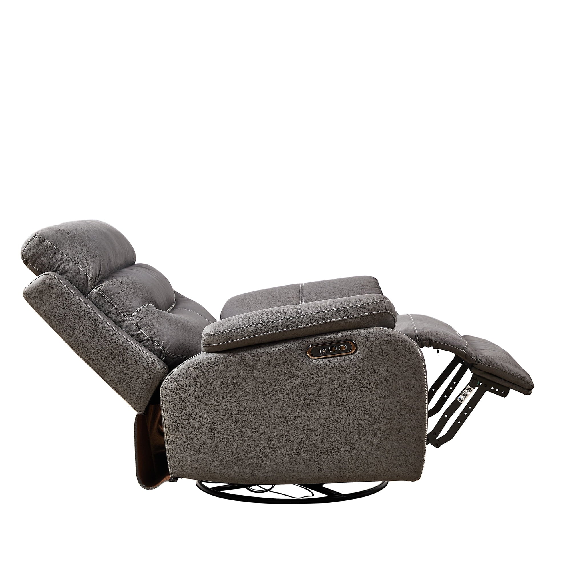 Gray Power Recliner Chair R8415