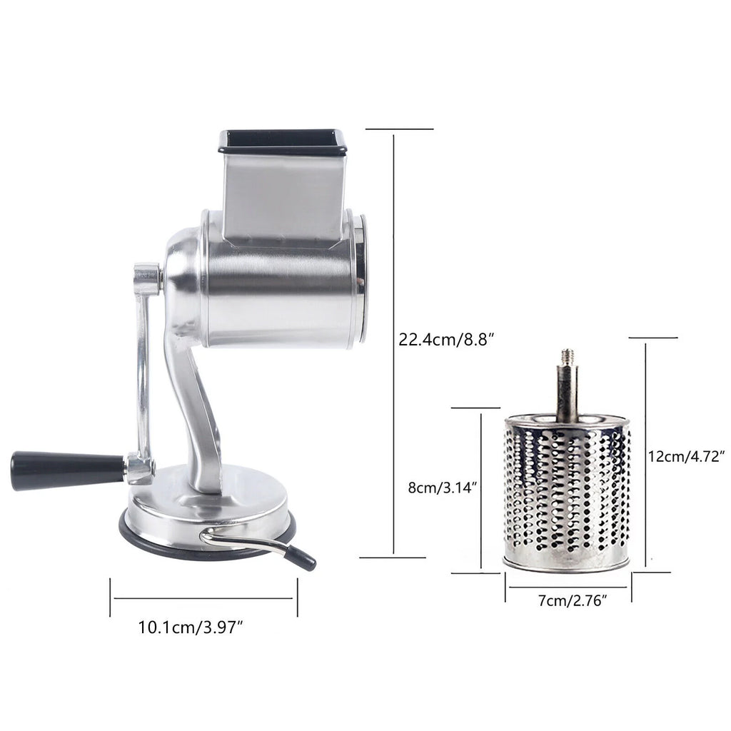 Stainless Steel Rotary Drum Grater with 5 Drums N547748