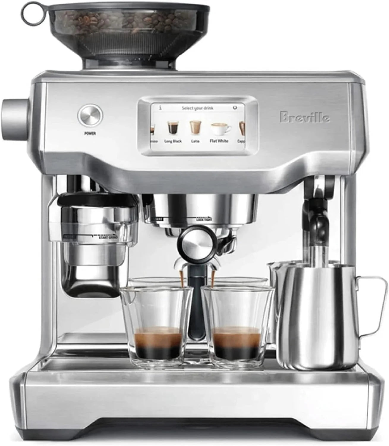 Brushed Stainless Steel Espresso Machine X83098