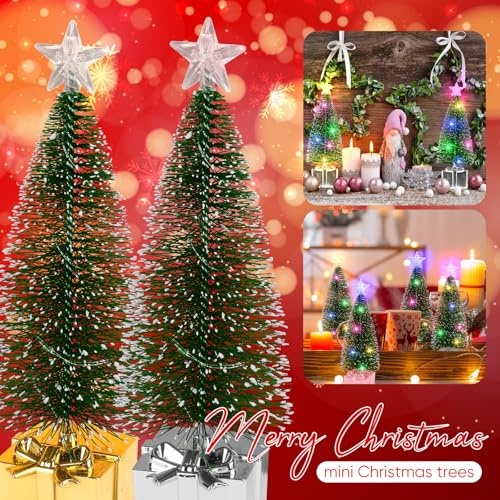 4 Pack Tabletop Christmas Tree with LED Lights H27142