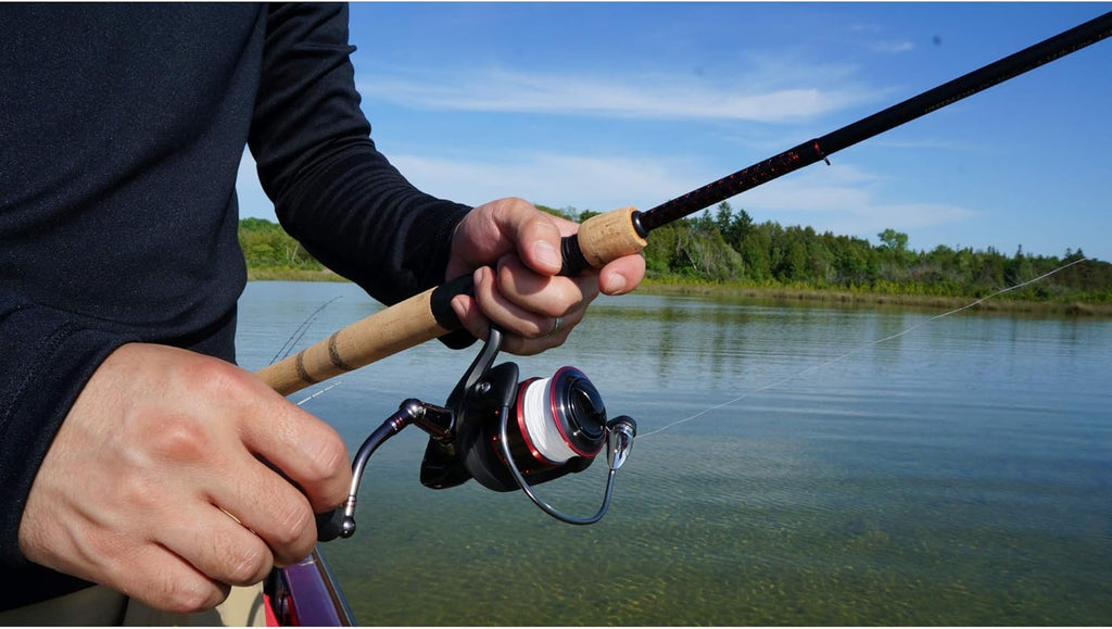 7’ Two Piece Spinning Rod, Medium Light Power, Medium Fast Action, 1/8-1/2 oz. Lure Rating G278852