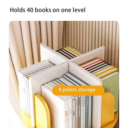 5-Shelf 360 Degree Rotating Bookcase Grey 50 * 157cm P240665