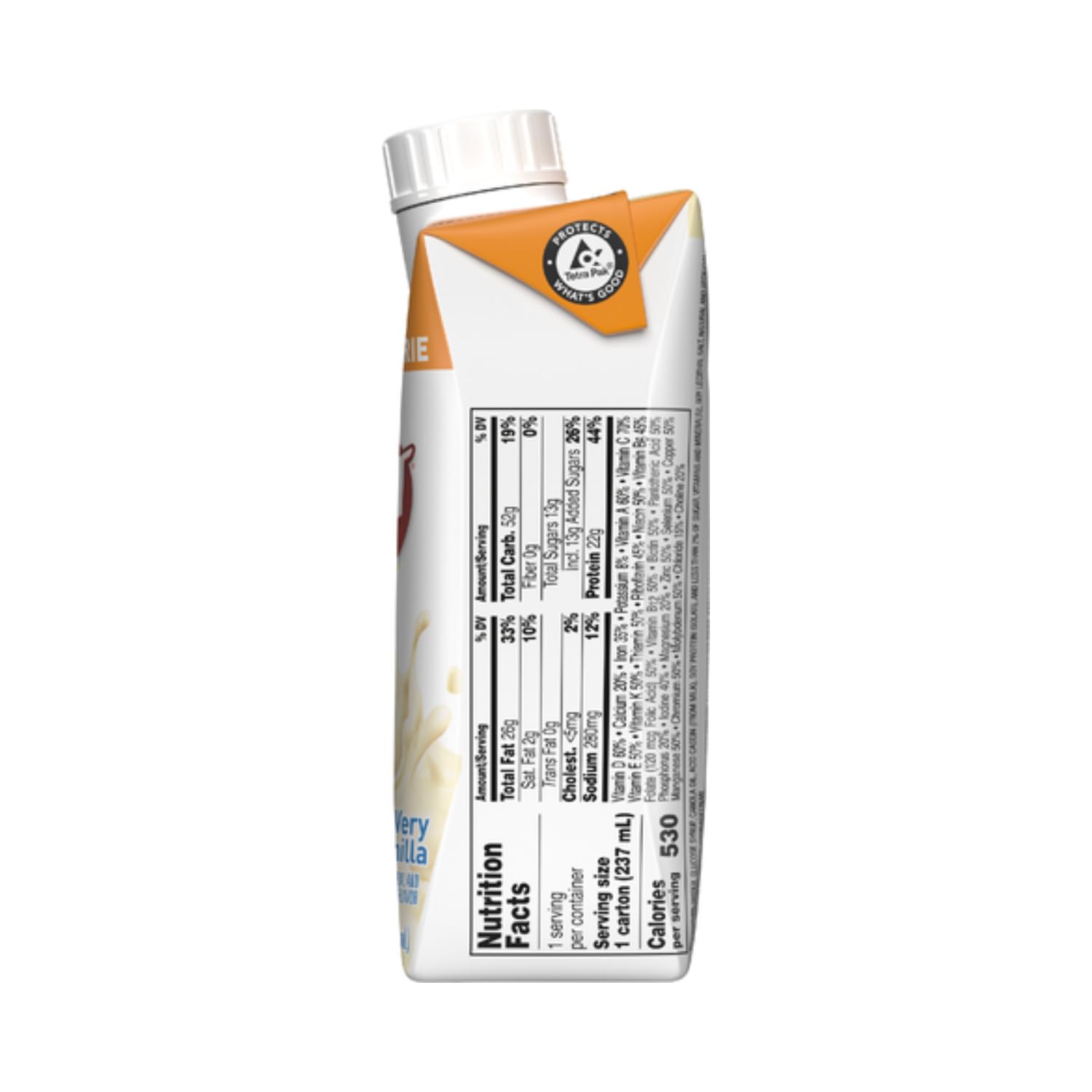 Very Vanilla 8 FL OZ Nutritional Drink (Pack of 27) U684175