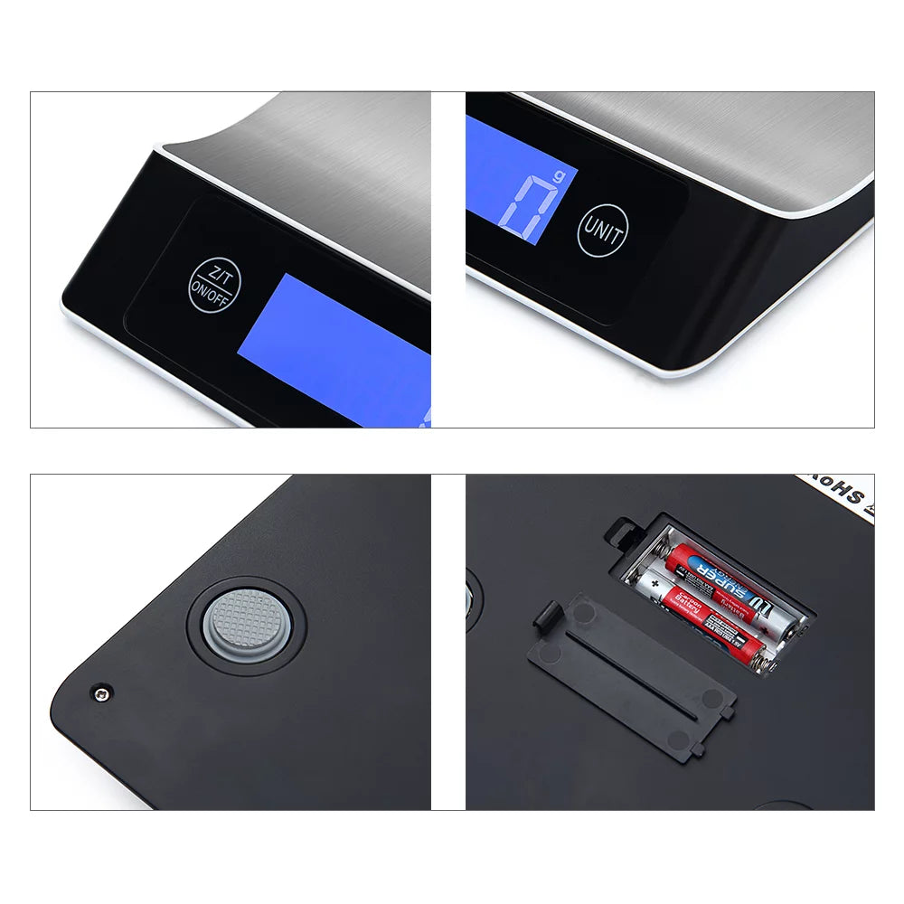 Stainless Steel Digital Kitchen Scale Y761