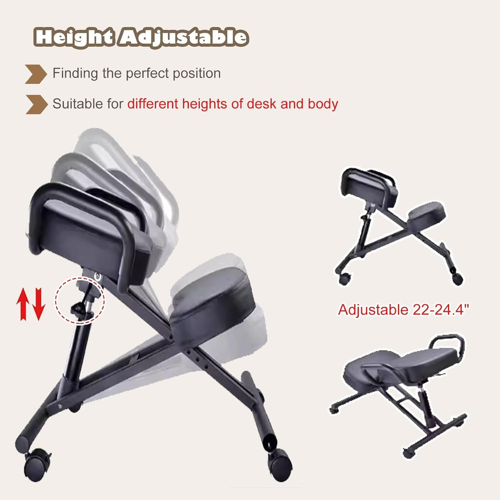 Ergonomic Kneeling Chair with Arm J42953