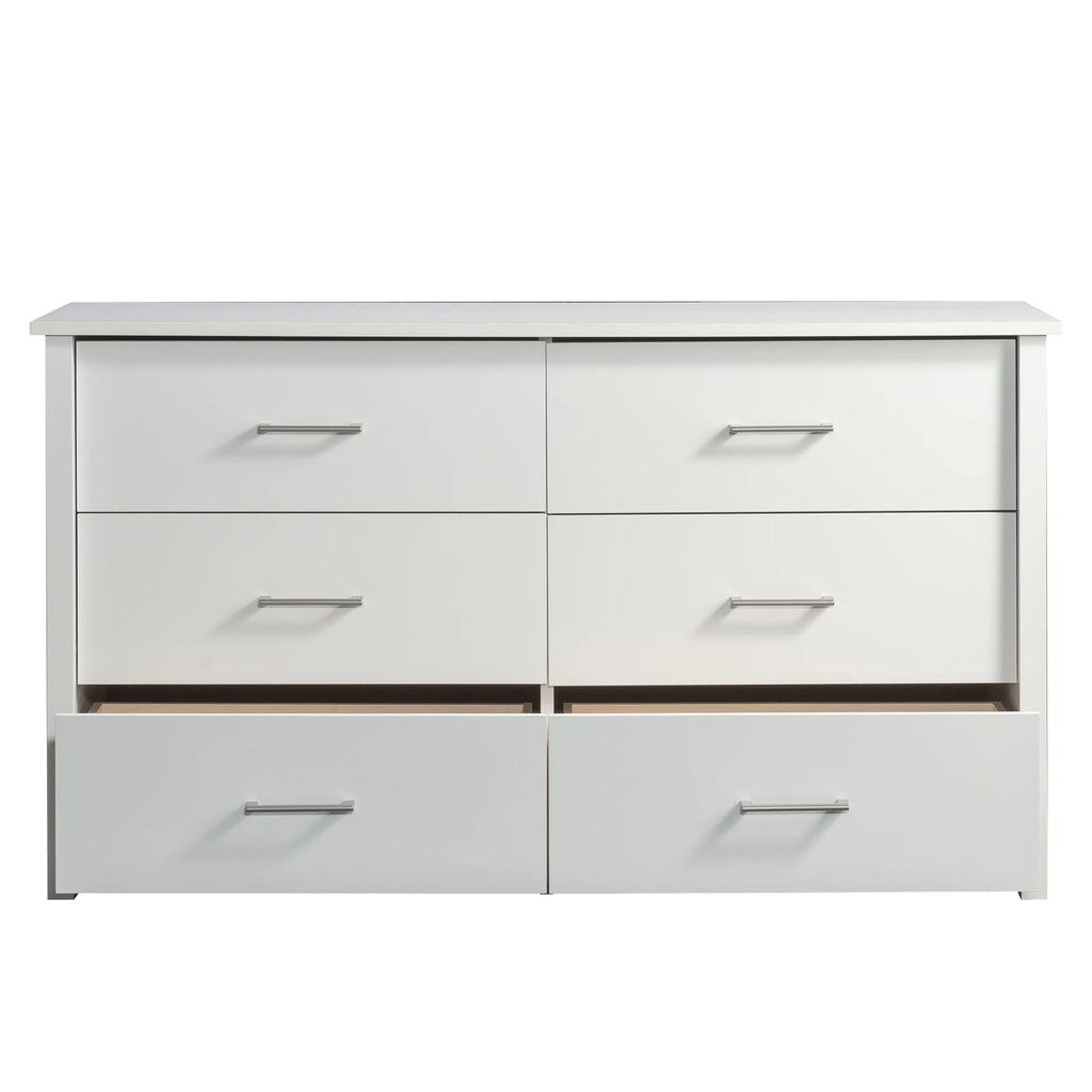 Soft White 6-Drawer Dresser X231343