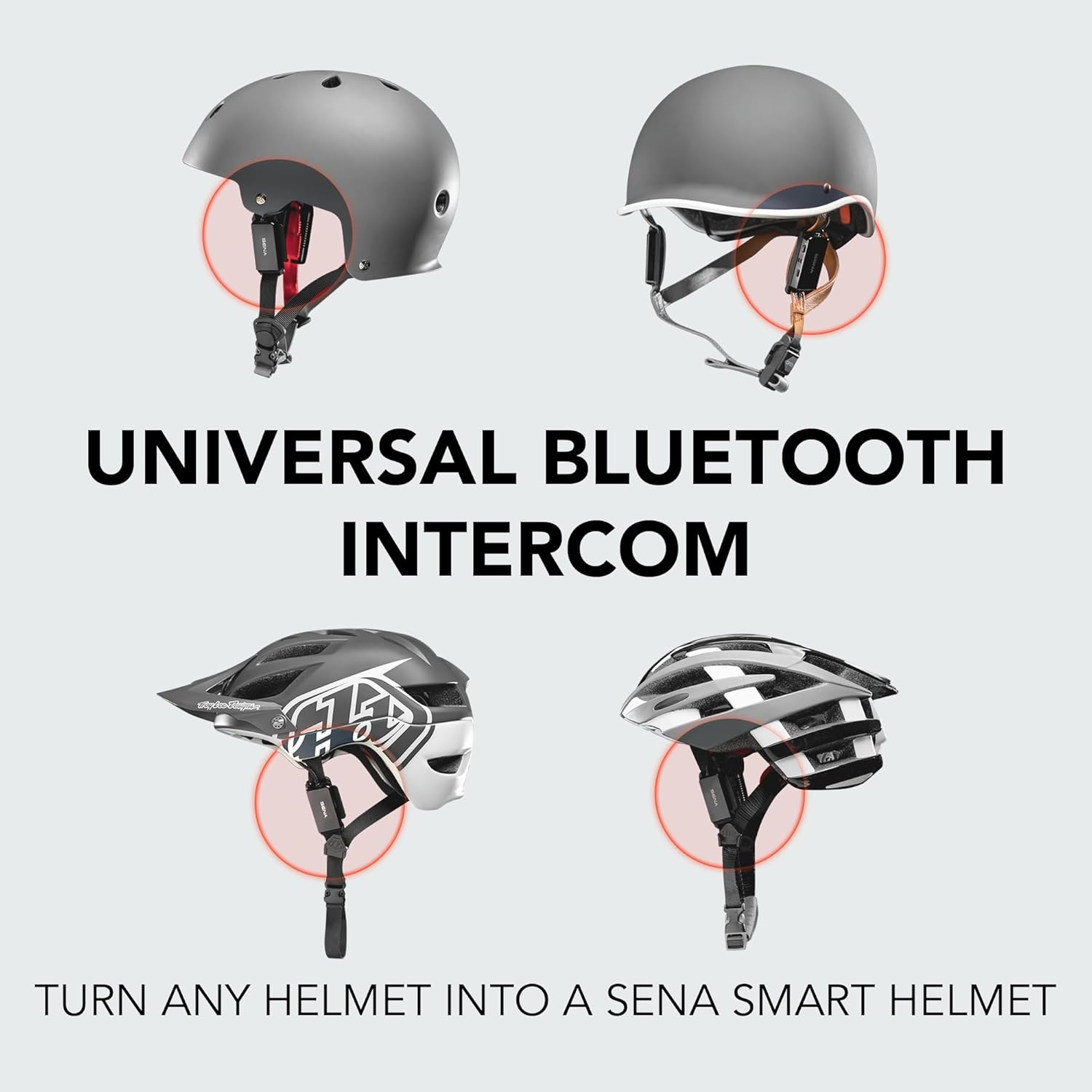 Bluetooth Cycling Helmet with Integrated Mesh Intercom R796