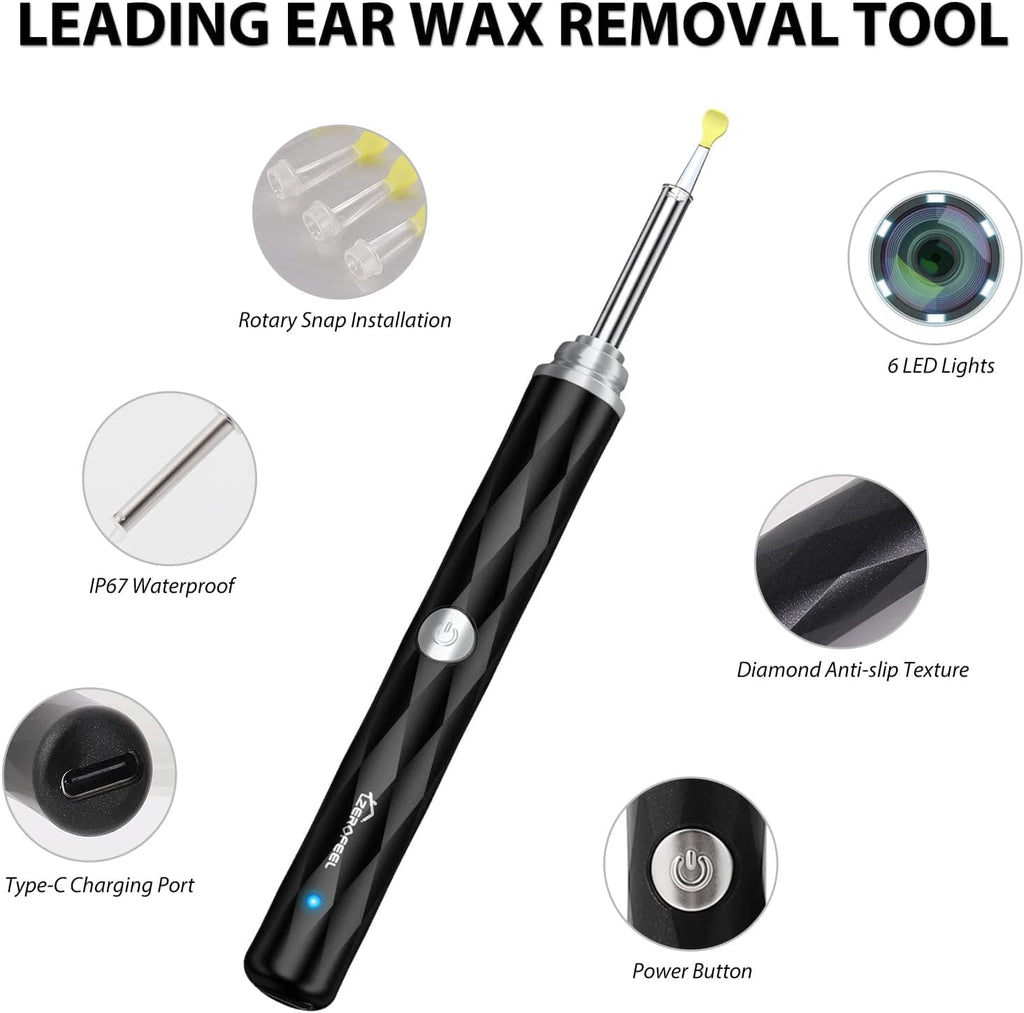 Ear Wax Removal Tool with Camera and 6 LED Lights P883224