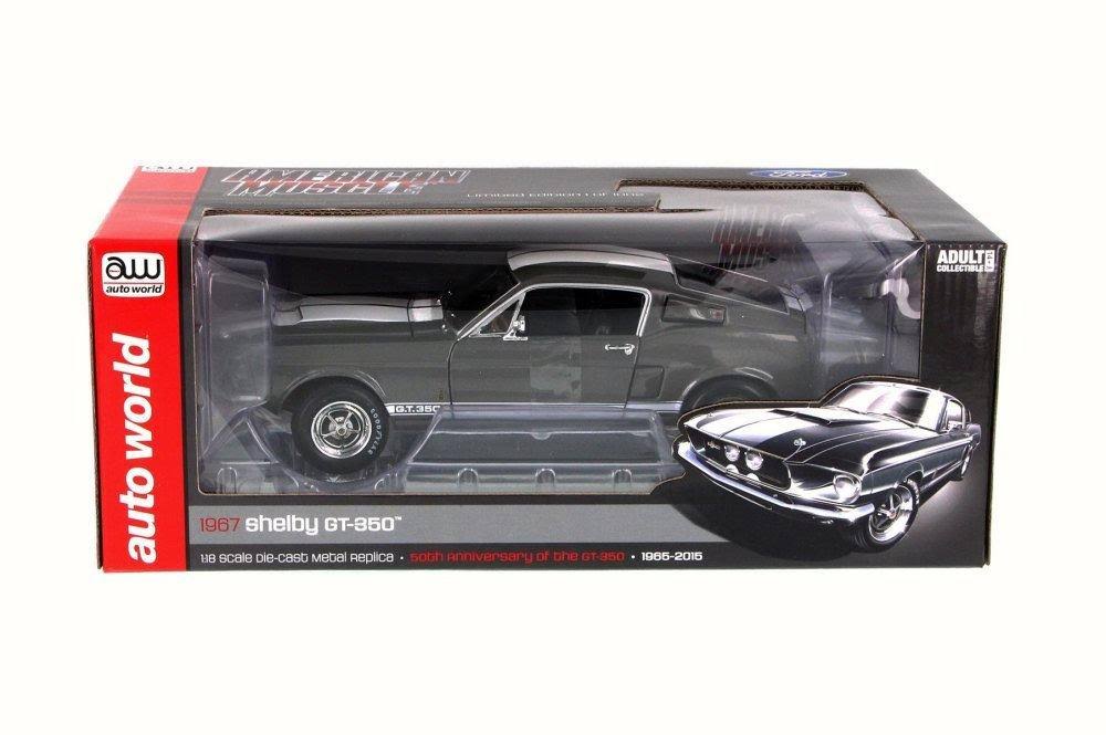 Medium Gray Metallic 1/18 Ford Shelby Mustang Gt-350 U4636