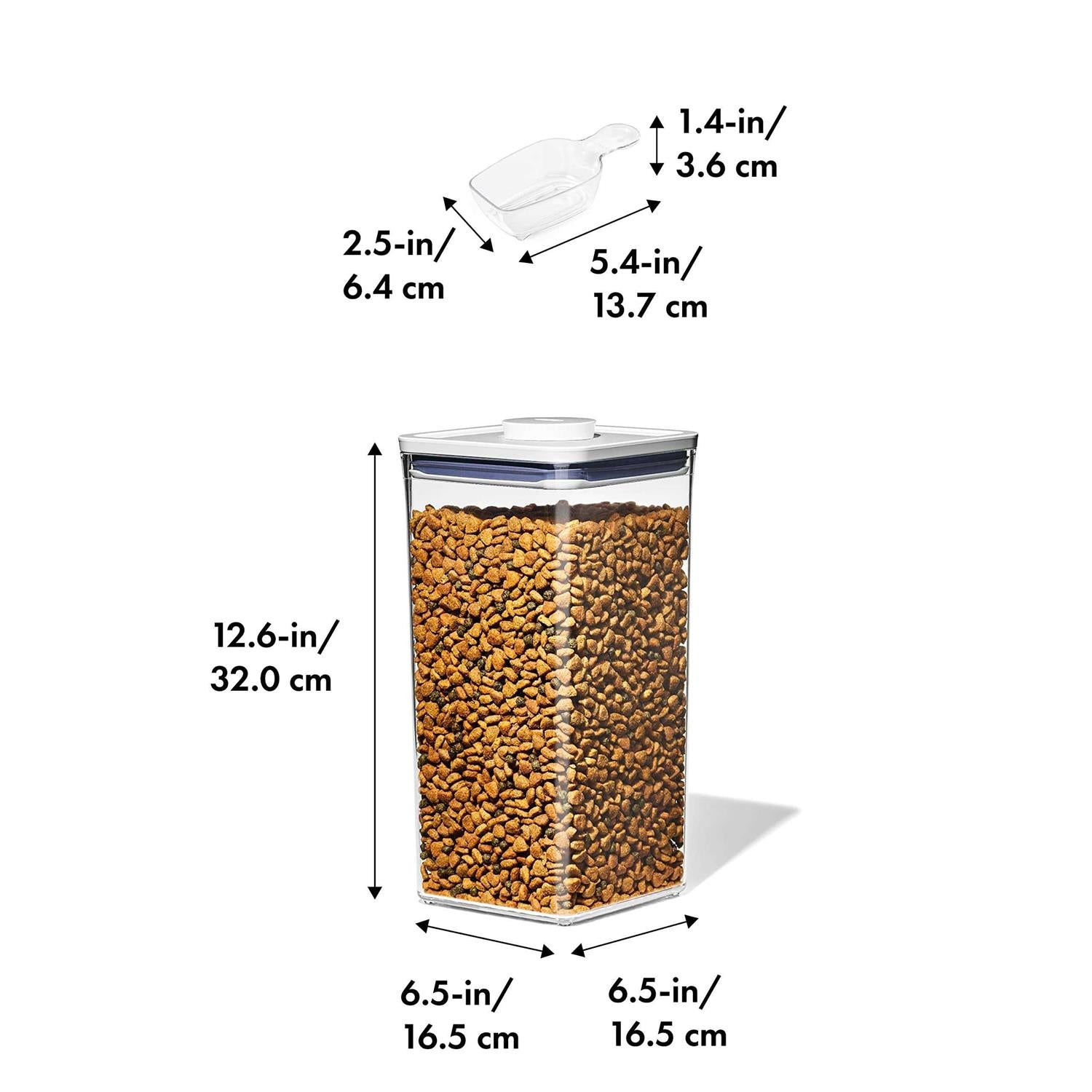 Pet POP Container with Scoop I5703