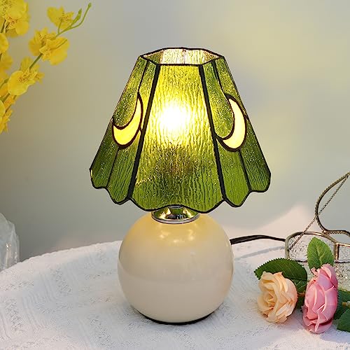 Mushroom Stained Glass Table Lamp X17413