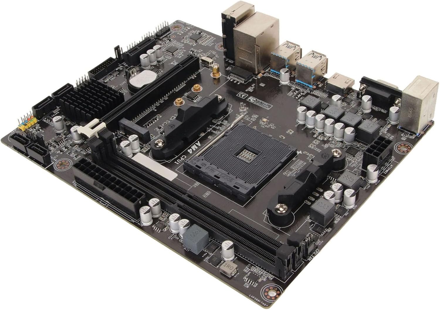 AMD A520 M ATX Motherboard, AM4 M.2 NVME USB3.0 Dual Channel DDR4 Memory PCIe X16 SATA 6Gbs Desktop Motherboard Z980797