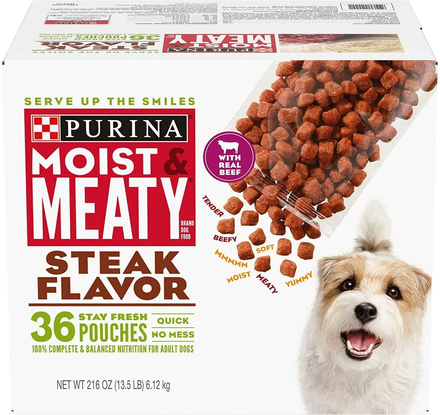 Steak Flavor Adult Dry Dog Food C6944